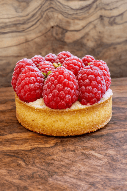 tarte framboise pistache